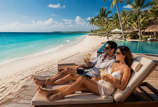 beach couple